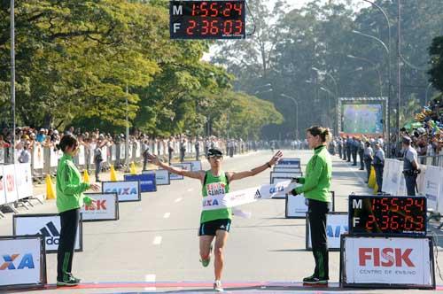 Samira vence 17ª edição da Maratona de SP / Foto: Sérgio Shibuya / ZDL